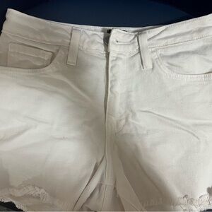 Women's White Denim Shorts
